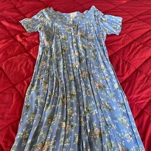 April Cornell Floral Full Length Dress